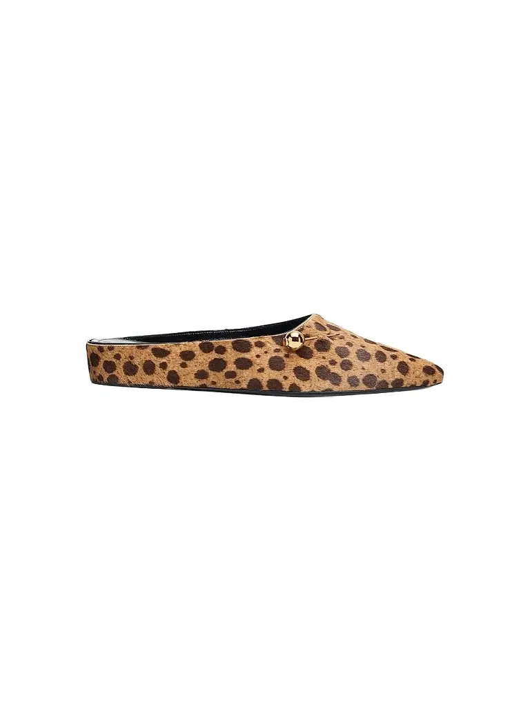 Herbert Levine Women's Sleep On It Calf Hair Cheetah Mules | Image 1 Herbert Levine Women's Sleep On It Calf Hair Cheetah Mules | Image 1