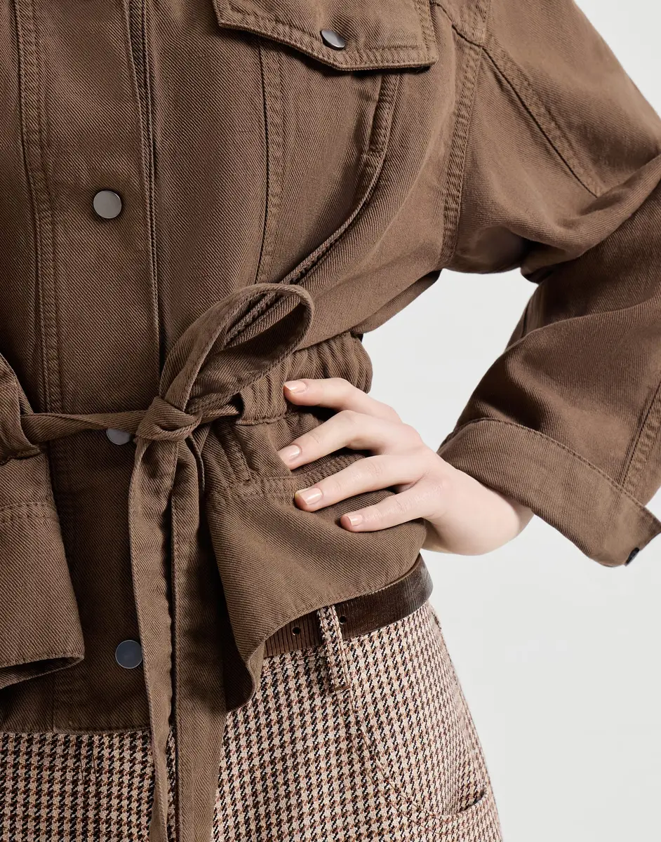 Brunello Cucinelli Garment-dyed cover outerwear jacket | Thumbnail 4 Brunello Cucinelli Garment-dyed cover outerwear jacket | Thumbnail 4