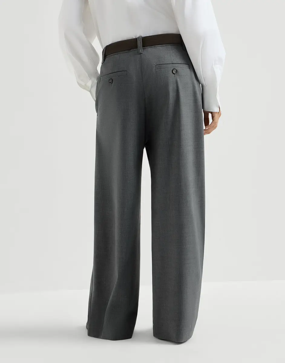 Brunello Cucinelli Tropical luxury wool trousers | Thumbnail 3 Brunello Cucinelli Tropical luxury wool trousers | Thumbnail 3