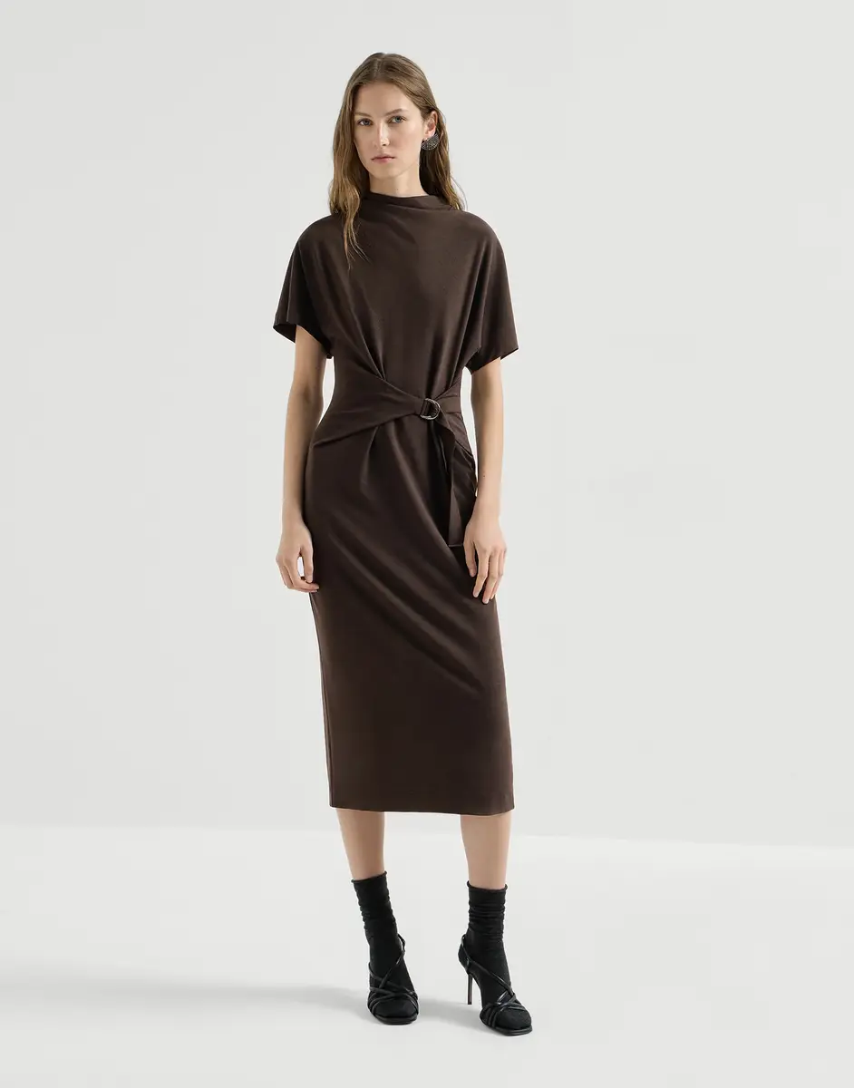 Brunello Cucinelli Wrap belt dress | Thumbnail 2 Brunello Cucinelli Wrap belt dress | Thumbnail 2