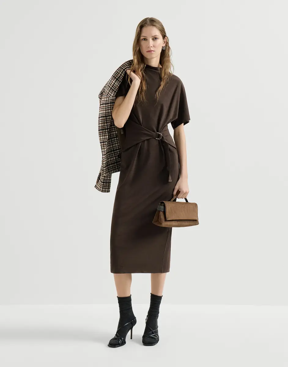 Brunello Cucinelli Wrap belt dress | Thumbnail 6 Brunello Cucinelli Wrap belt dress | Thumbnail 6