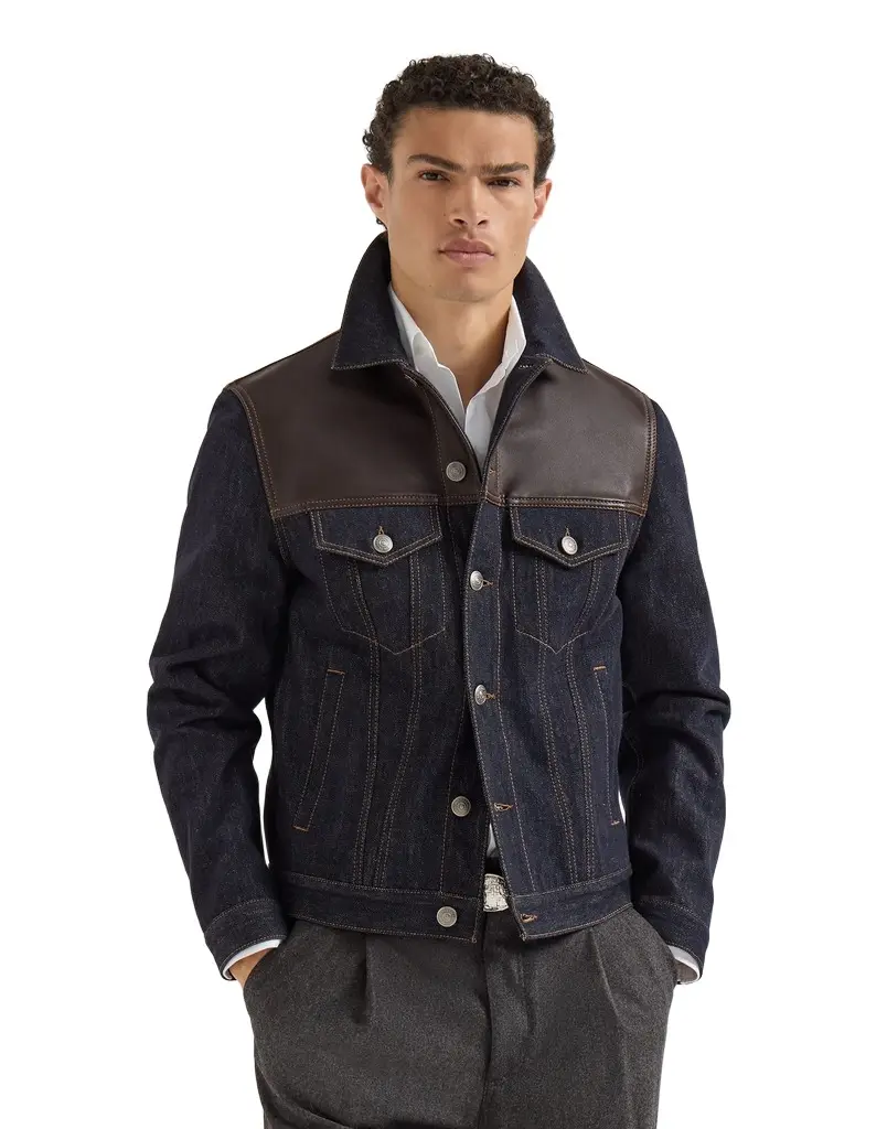 Brunello Cucinelli Denim four-pocket jacket | Thumbnail 2