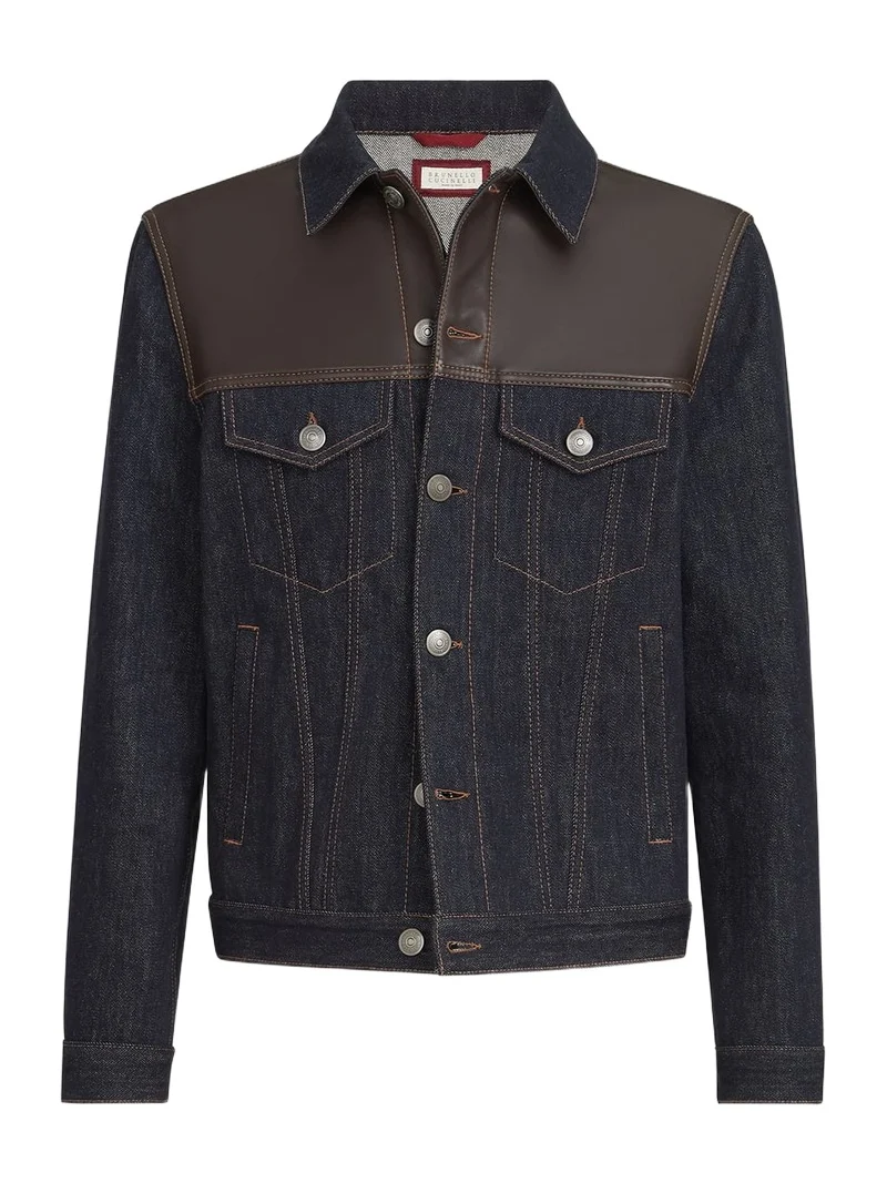 Brunello Cucinelli Denim four-pocket jacket