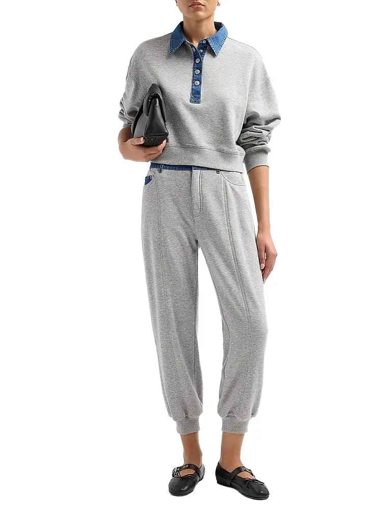 Cinq à Sept Women's Corenna Mixed-Media Pants | Thumbnail 2