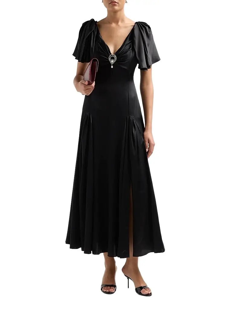 Cinq à Sept Women's Ambriella Silk Maxi Dress | Thumbnail 2 Cinq à Sept Women's Ambriella Silk Maxi Dress | Thumbnail 2