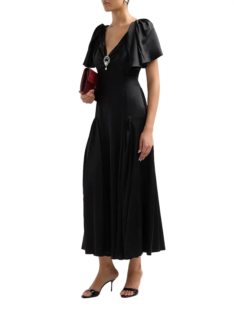 Cinq à Sept Women's Ambriella Silk Maxi Dress | Thumbnail 4 Cinq à Sept Women's Ambriella Silk Maxi Dress | Thumbnail 4
