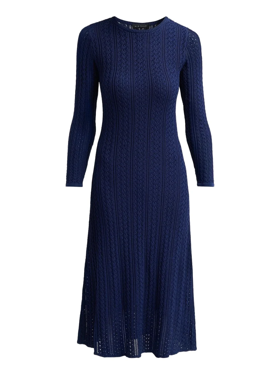 Women's Julietta Pointelle-Knit A-Line Midi Dress Women's Julietta Pointelle-Knit A-Line Midi Dress