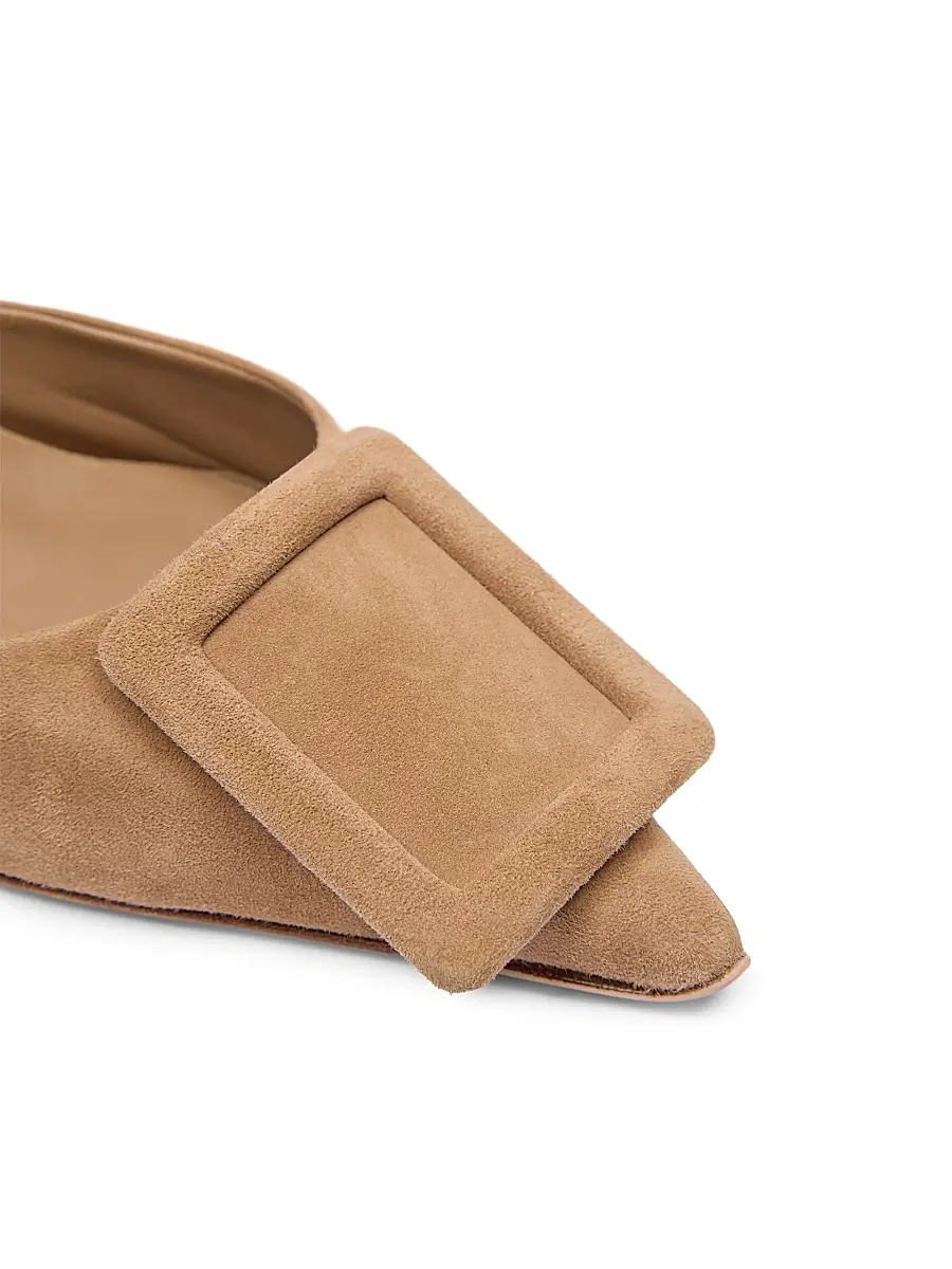 Roger Vivier Women's Viv Ville 85MM Suede D'Orsay Pumps | Thumbnail 5 Roger Vivier Women's Viv Ville 85MM Suede D'Orsay Pumps | Thumbnail 5