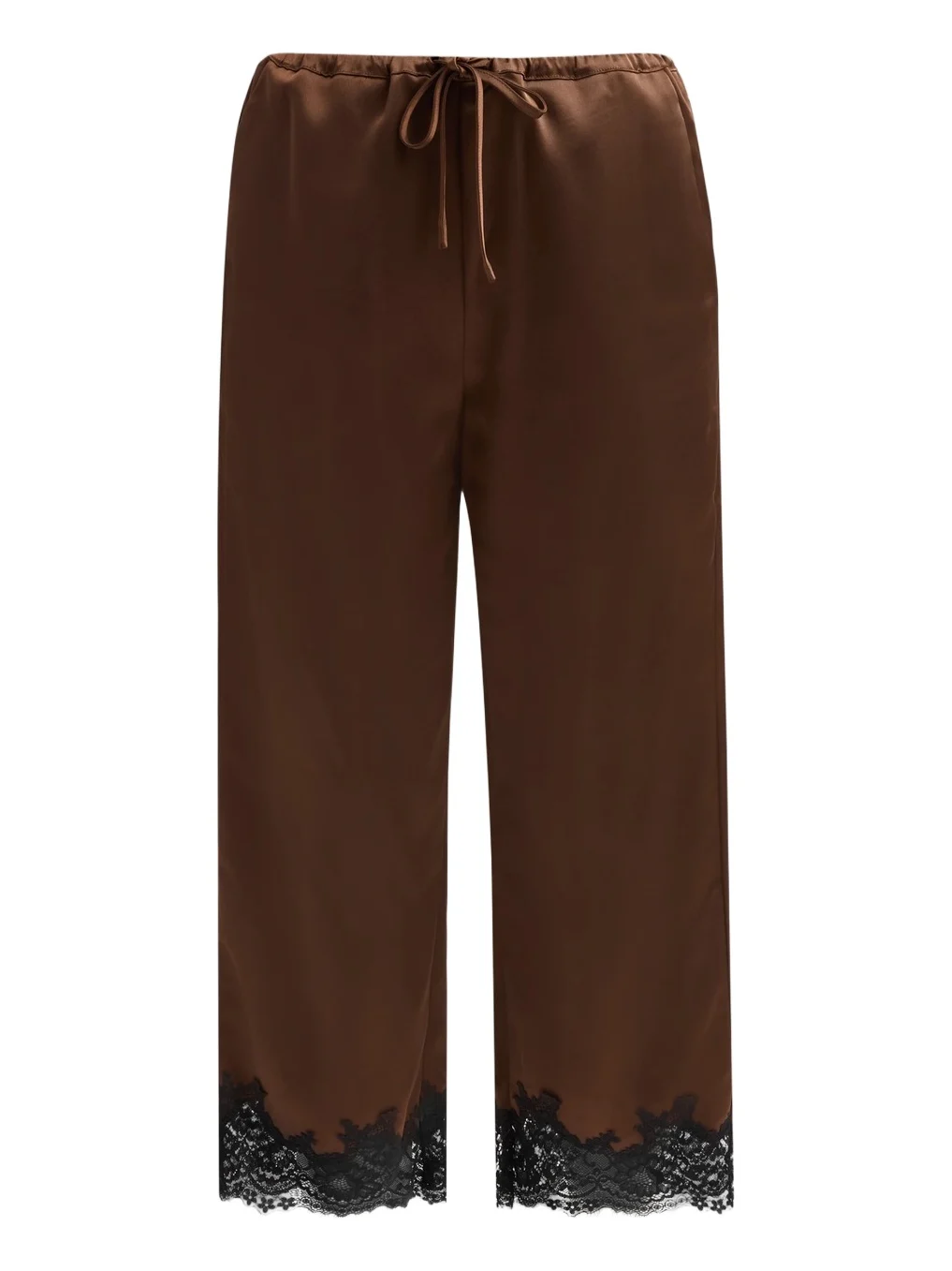 dh New York Women's Magdalena Lace-Trim Satin Pants