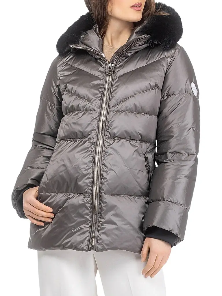 Gorski Women's Apres-Ski Parka with Detachable Toscana Lamb Hood Trim | Thumbnail 3 Gorski Women's Apres-Ski Parka with Detachable Toscana Lamb Hood Trim | Thumbnail 3
