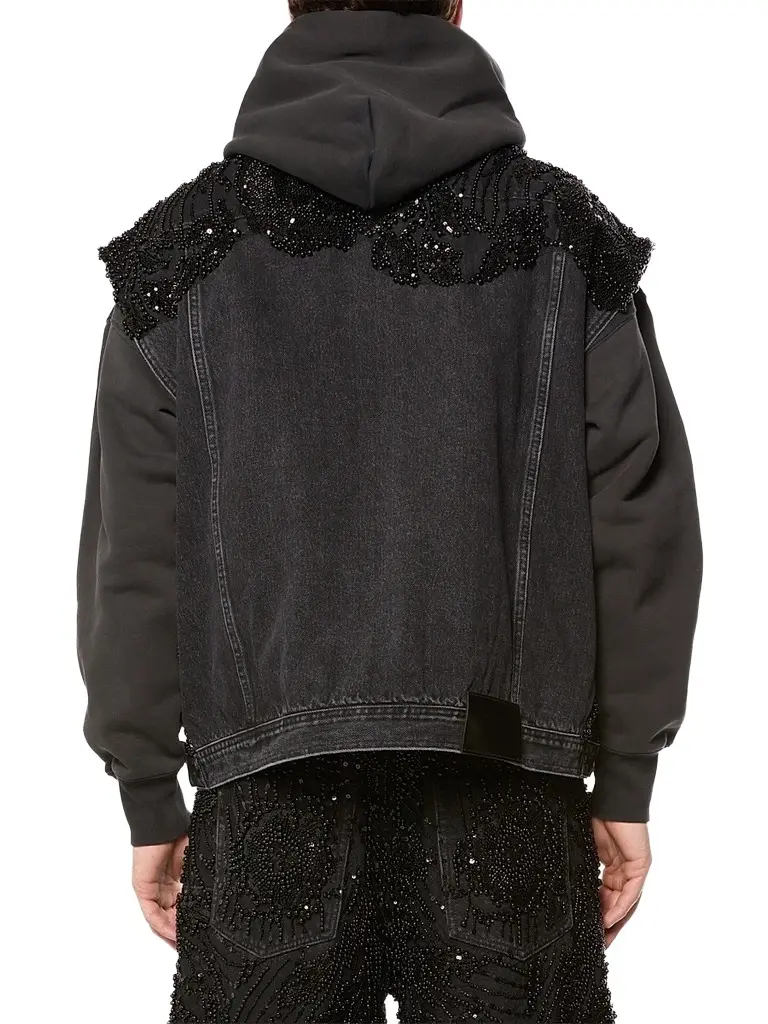 Purple Brand Men's Embellished Mesh Cotton Vest | Thumbnail 4 Purple Brand Men's Embellished Mesh Cotton Vest | Thumbnail 4