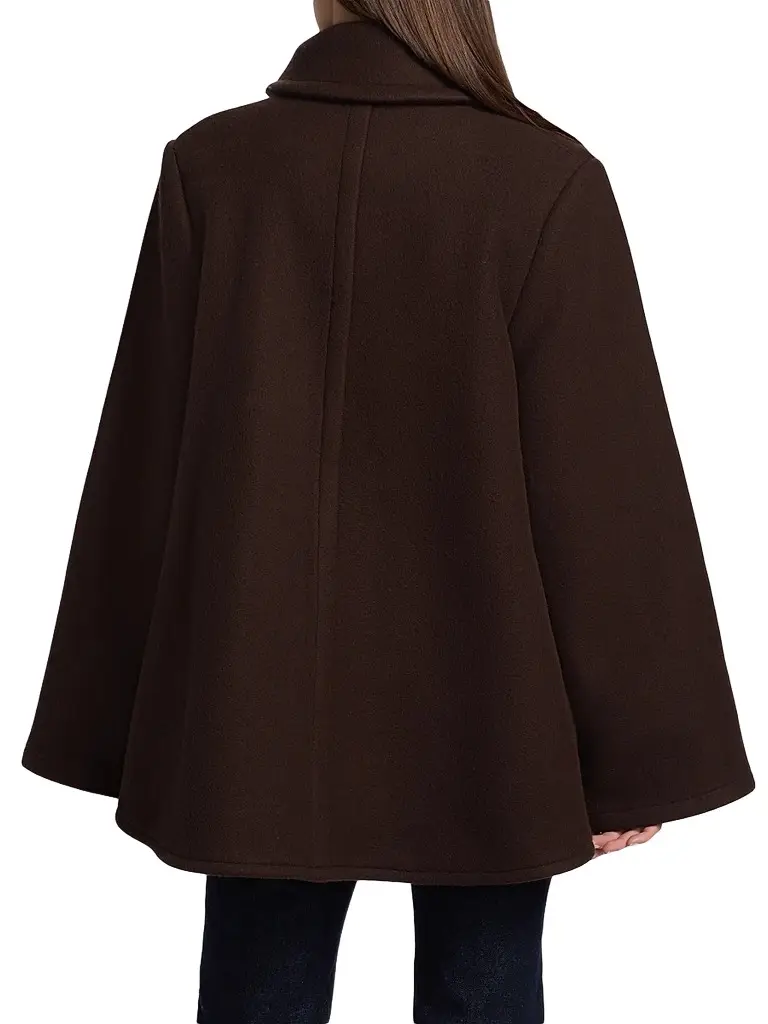 Co Women's Draped Collar Wool-Blend Coat | Thumbnail 5 Co Women's Draped Collar Wool-Blend Coat | Thumbnail 5