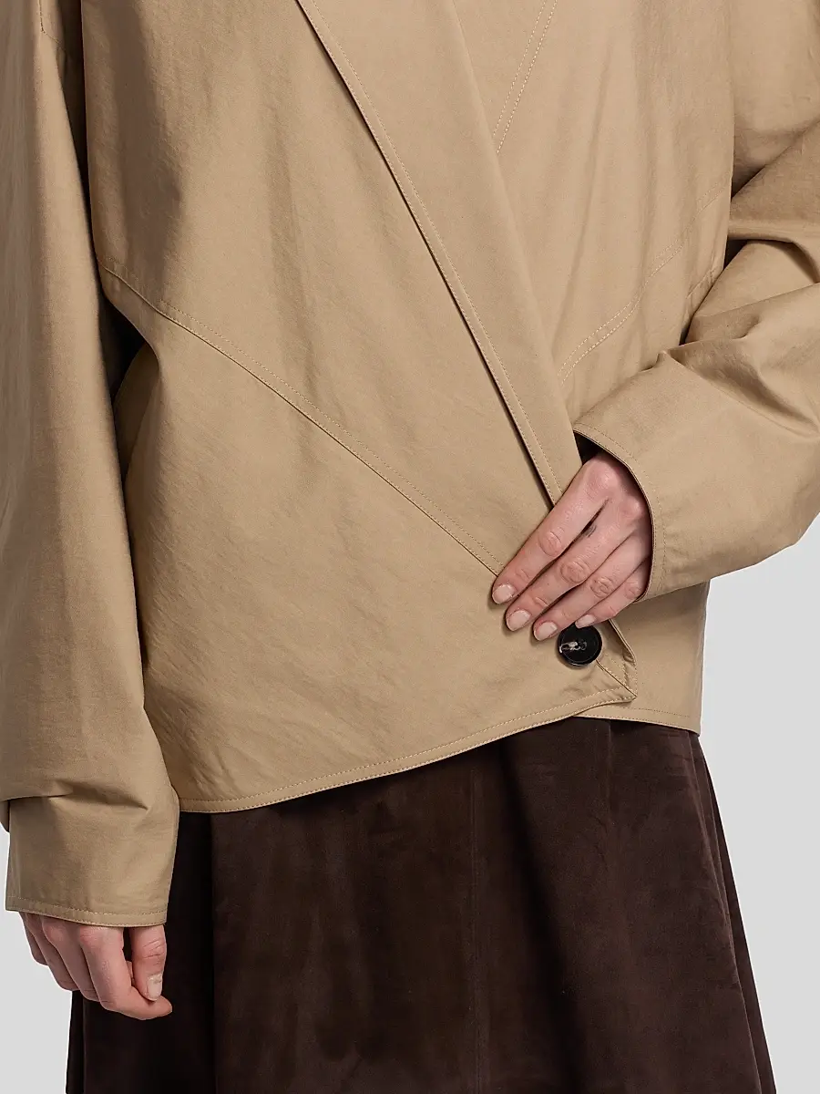 Co Women's Wrap Cotton-Blend Jacket | Thumbnail 6 Co Women's Wrap Cotton-Blend Jacket | Thumbnail 6