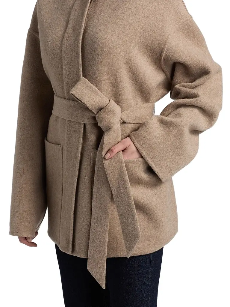 Co Women's Belted Wool-Cashmere Jacket | Thumbnail 6 Co Women's Belted Wool-Cashmere Jacket | Thumbnail 6