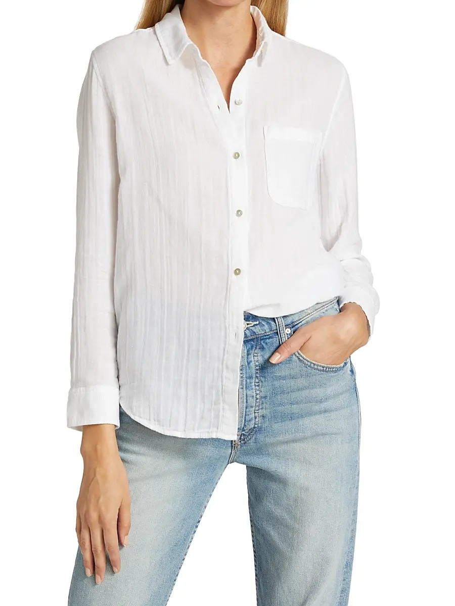 RAILS Women's Ellis Cotton Button-Down Shirt | Thumbnail 3