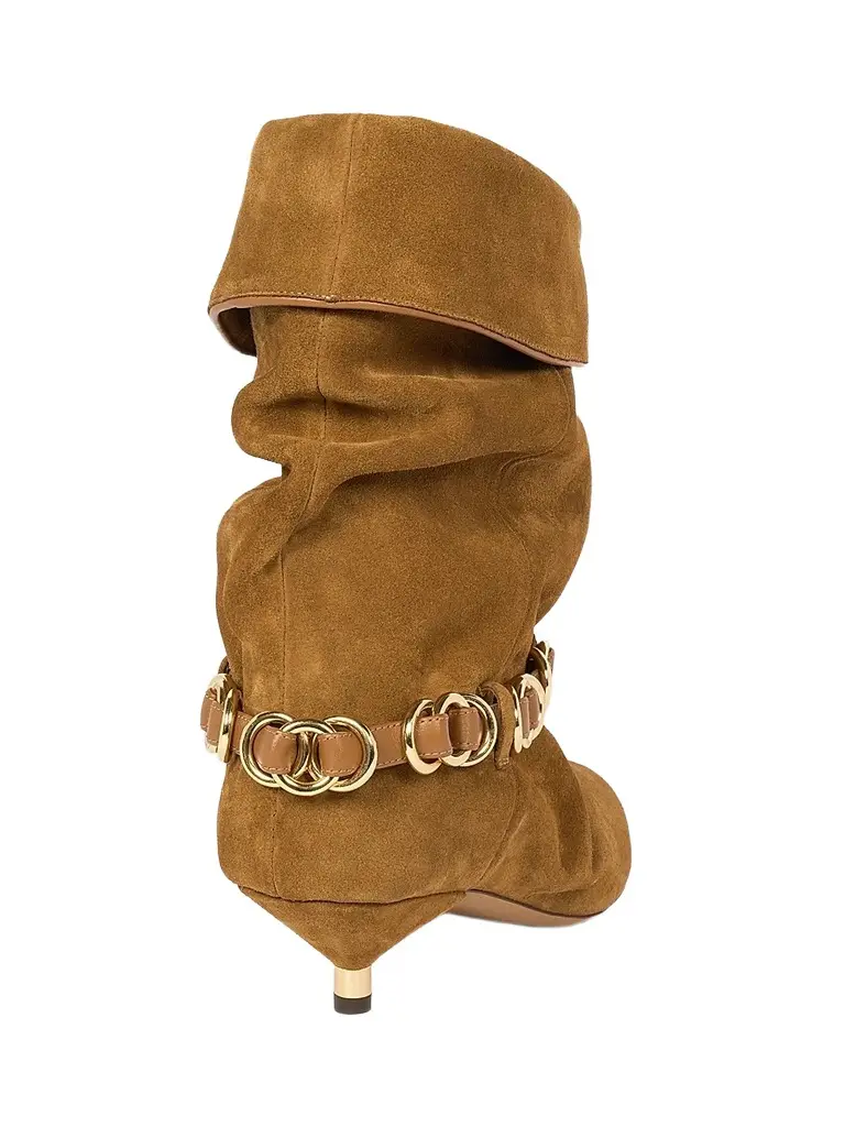 Isabel Marant Women's Edrik Rings 45MM Suede Ankle Boots | Thumbnail 3 Isabel Marant Women's Edrik Rings 45MM Suede Ankle Boots | Thumbnail 3