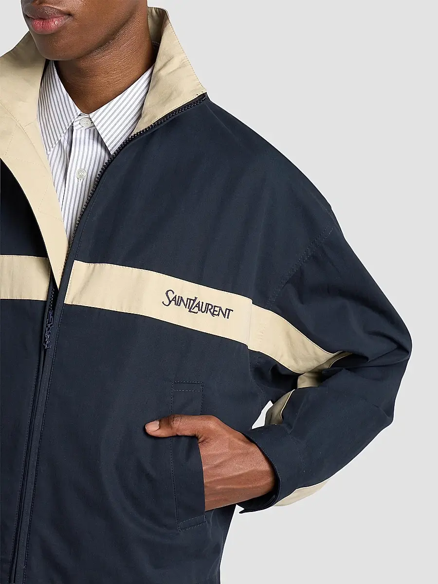 Saint Laurent Men's Jacket in Cotton | Thumbnail 5 Saint Laurent Men's Jacket in Cotton | Thumbnail 5
