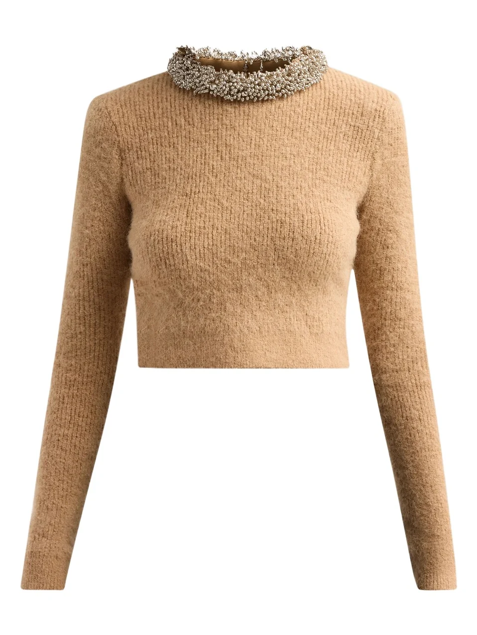 Women's Beaded-Trim Knit Sweater Women's Beaded-Trim Knit Sweater