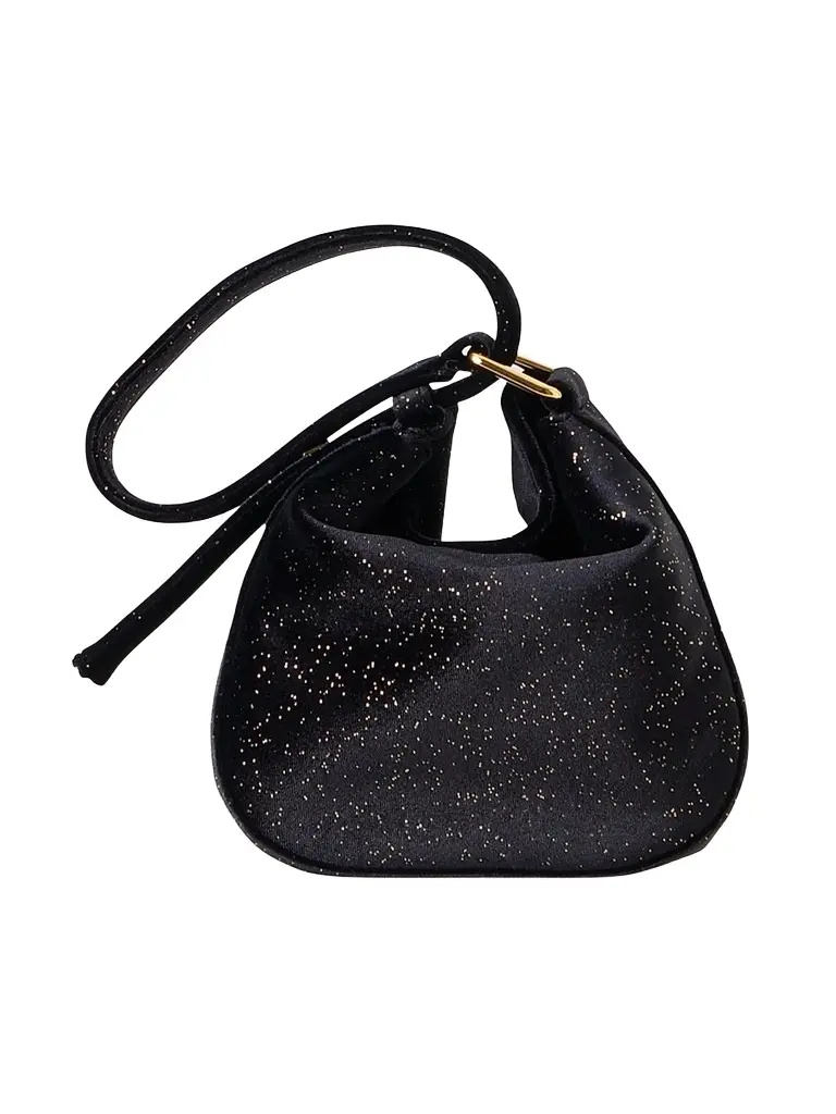 Akris Women's Anna Mini Speckled Velvet Hobo Bag | Thumbnail 7 Akris Women's Anna Mini Speckled Velvet Hobo Bag | Thumbnail 7