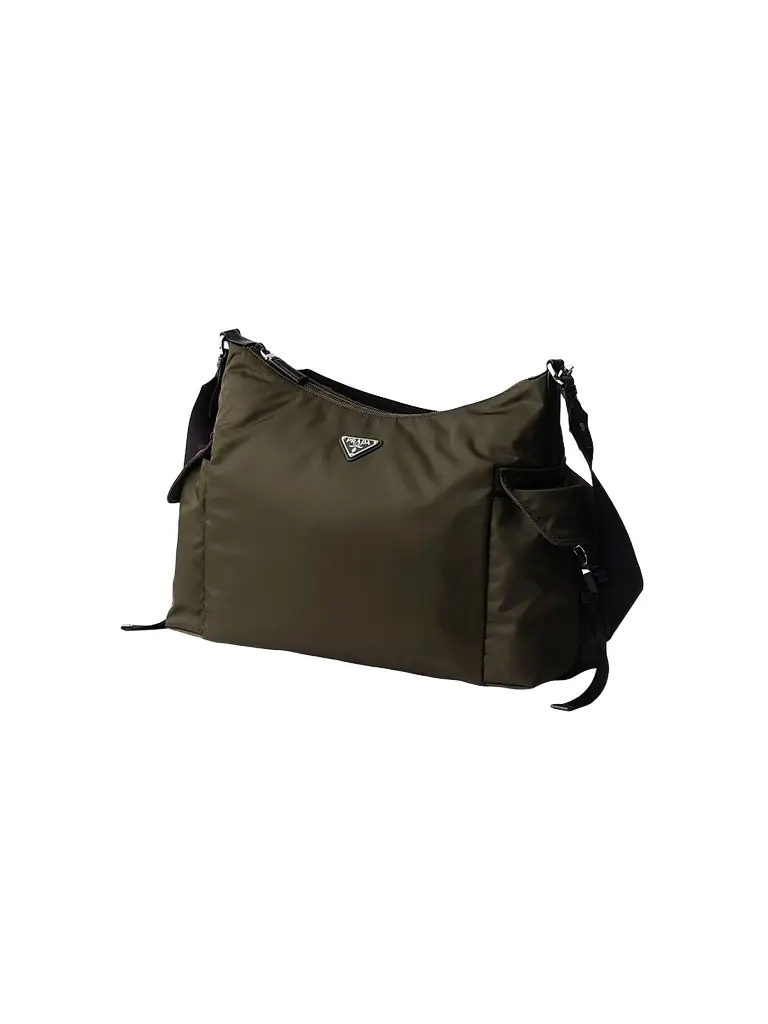 Prada Men's Explore Re-Nylon and Leather Bag - Green | Thumbnail 4 Prada Men's Explore Re-Nylon and Leather Bag - Green | Thumbnail 4