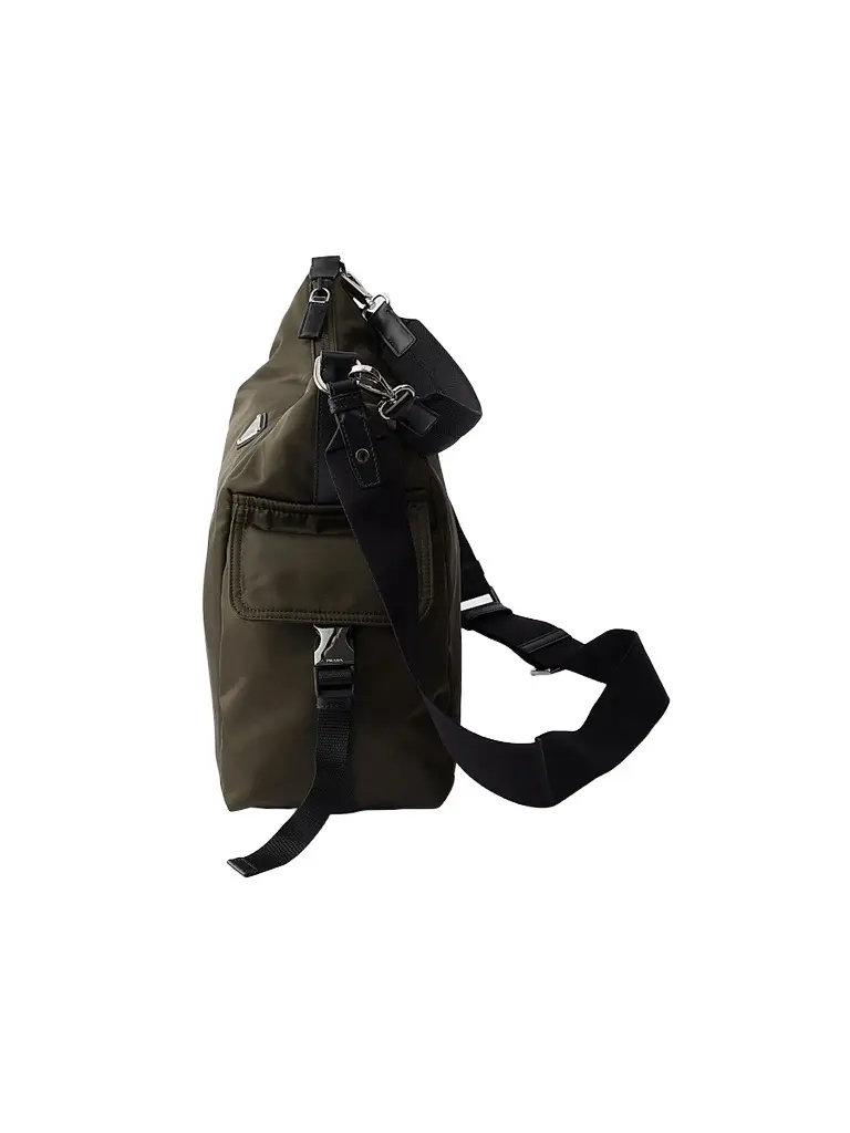 Prada Men's Explore Re-Nylon and Leather Bag - Green | Thumbnail 7 Prada Men's Explore Re-Nylon and Leather Bag - Green | Thumbnail 7