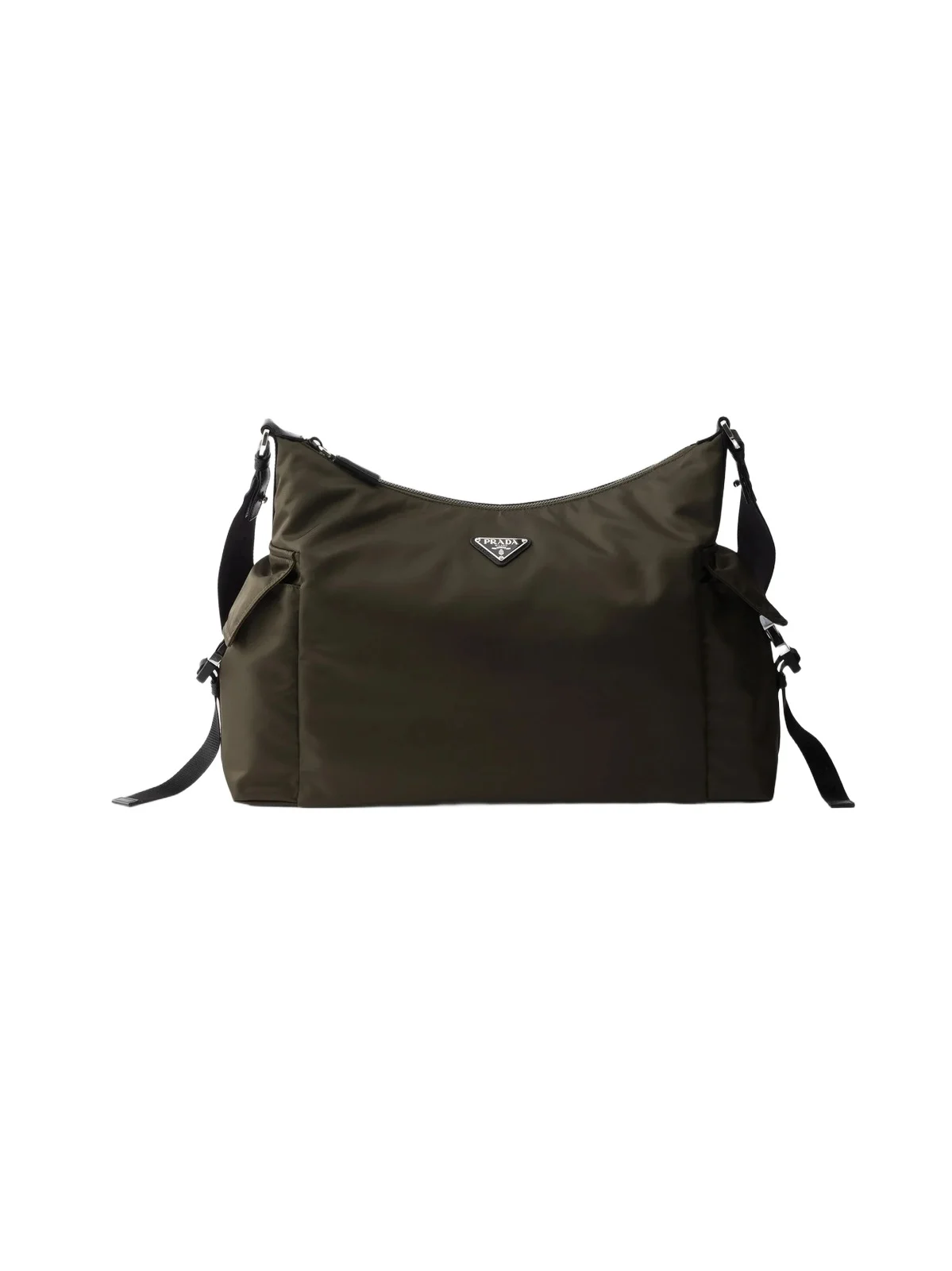 Prada Men's Explore Re-Nylon and Leather Bag - Green