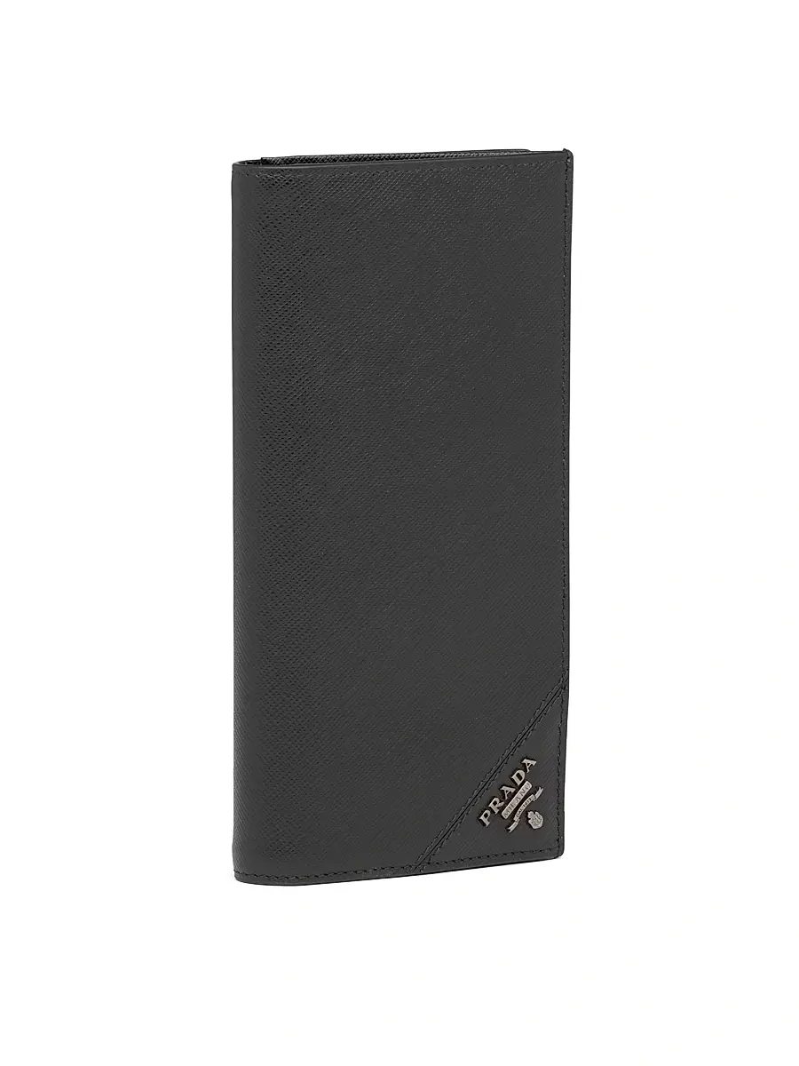 Prada Men's Large Saffiano Leather Wallet | Thumbnail 2 Prada Men's Large Saffiano Leather Wallet | Thumbnail 2