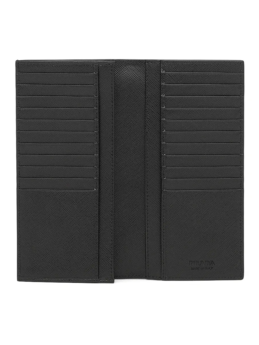 Prada Men's Large Saffiano Leather Wallet | Thumbnail 4 Prada Men's Large Saffiano Leather Wallet | Thumbnail 4