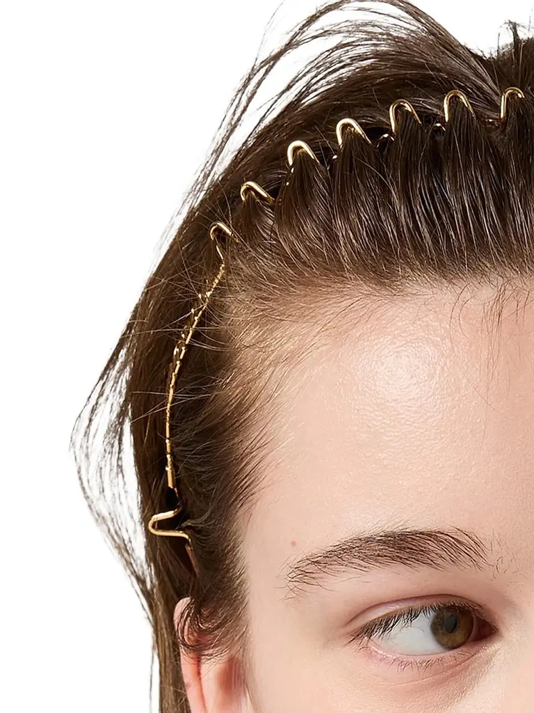 Miu Miu Women's Metal and Leather Headband | Thumbnail 2