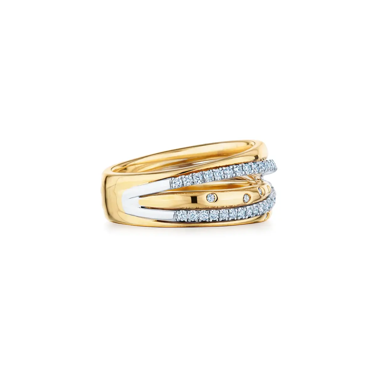 KWIAT Diamond Orbit Crossover Ring | Thumbnail 2