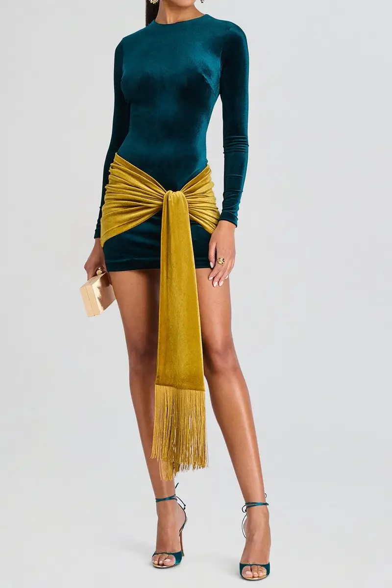 Retrofête Jackson Velvet Dress | Thumbnail 2 Retrofête Jackson Velvet Dress | Thumbnail 2