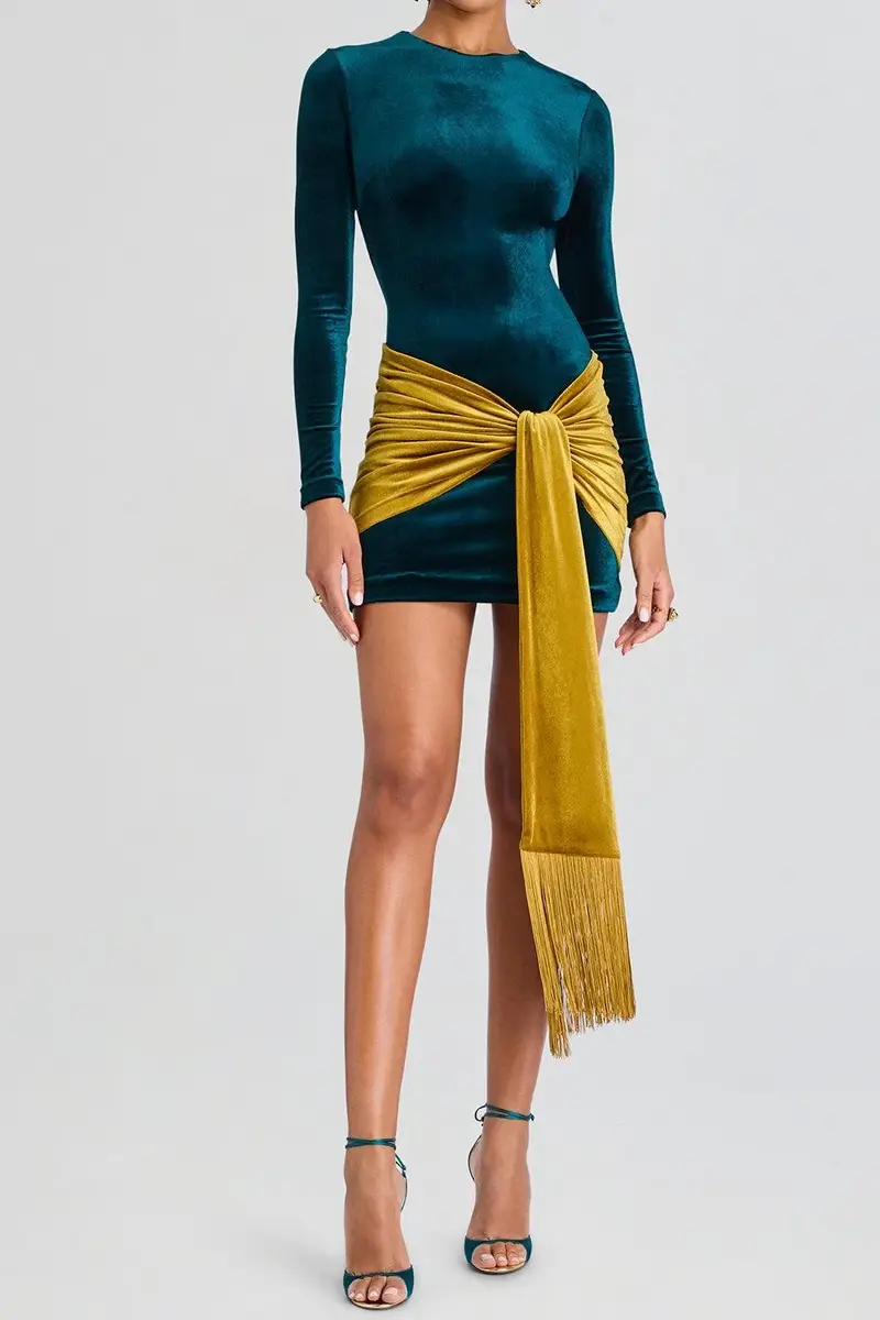 Retrofête Jackson Velvet Dress | Thumbnail 5 Retrofête Jackson Velvet Dress | Thumbnail 5