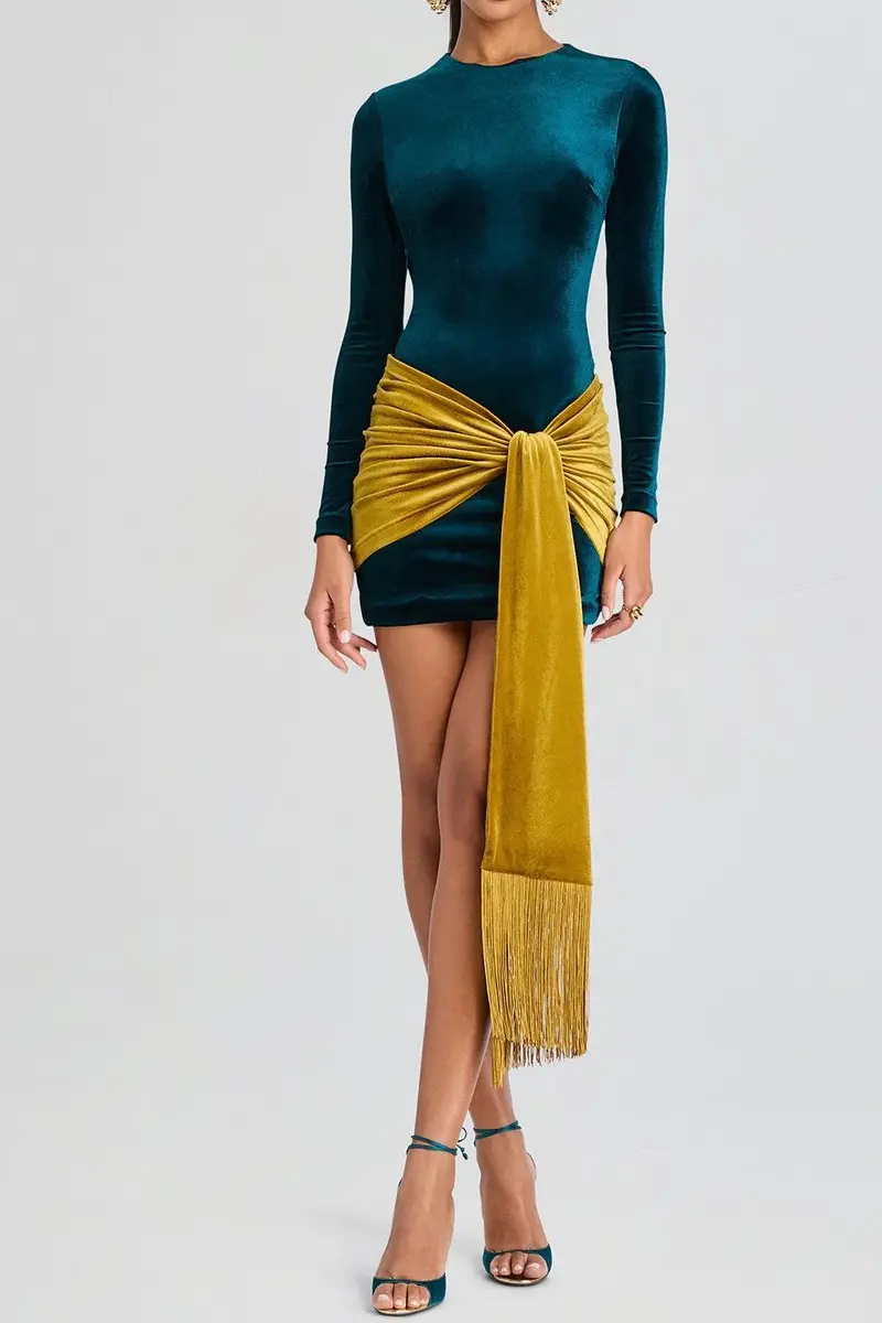 Retrofête Jackson Velvet Dress | Thumbnail 6 Retrofête Jackson Velvet Dress | Thumbnail 6