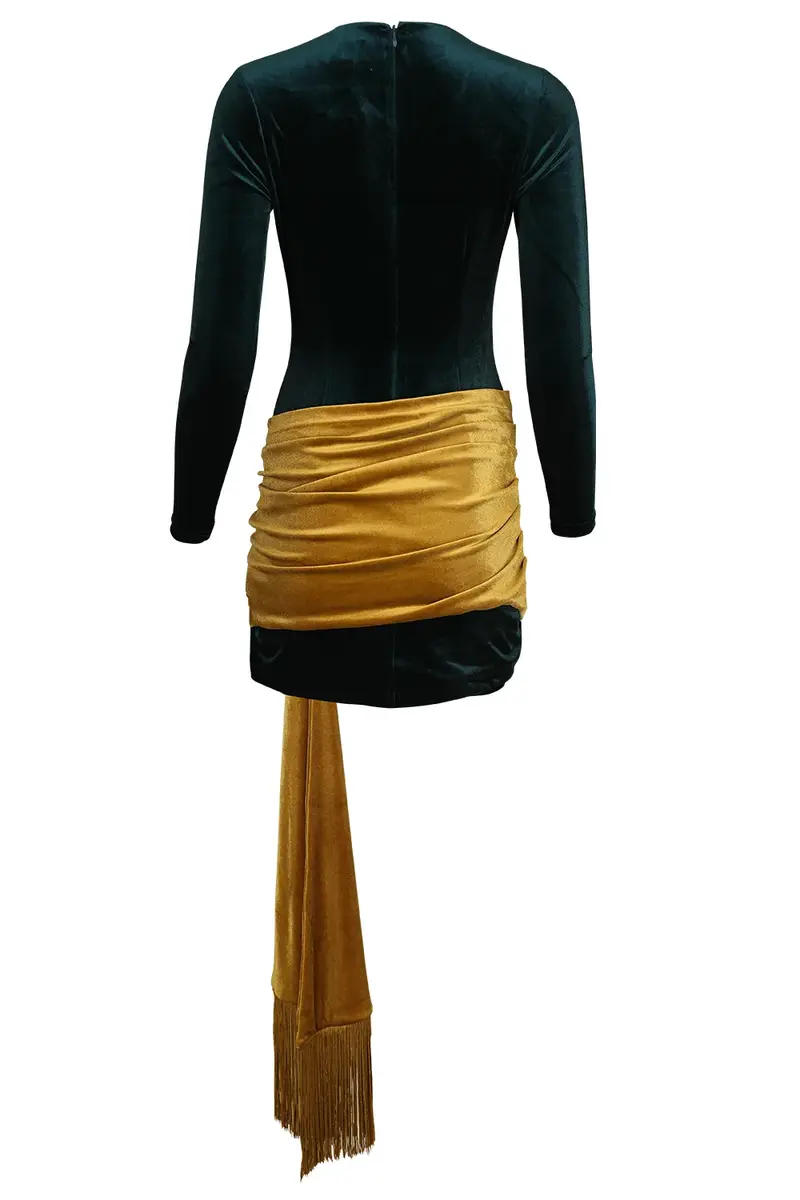 Retrofête Jackson Velvet Dress | Thumbnail 9 Retrofête Jackson Velvet Dress | Thumbnail 9