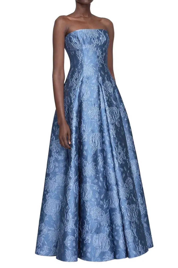 Emilia Wickstead Letizia Floral Gown | Thumbnail 3 Emilia Wickstead Letizia Floral Gown | Thumbnail 3