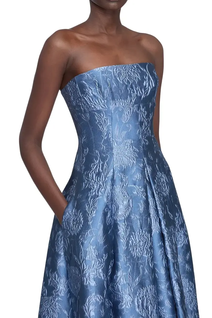 Emilia Wickstead Letizia Floral Gown | Thumbnail 4 Emilia Wickstead Letizia Floral Gown | Thumbnail 4