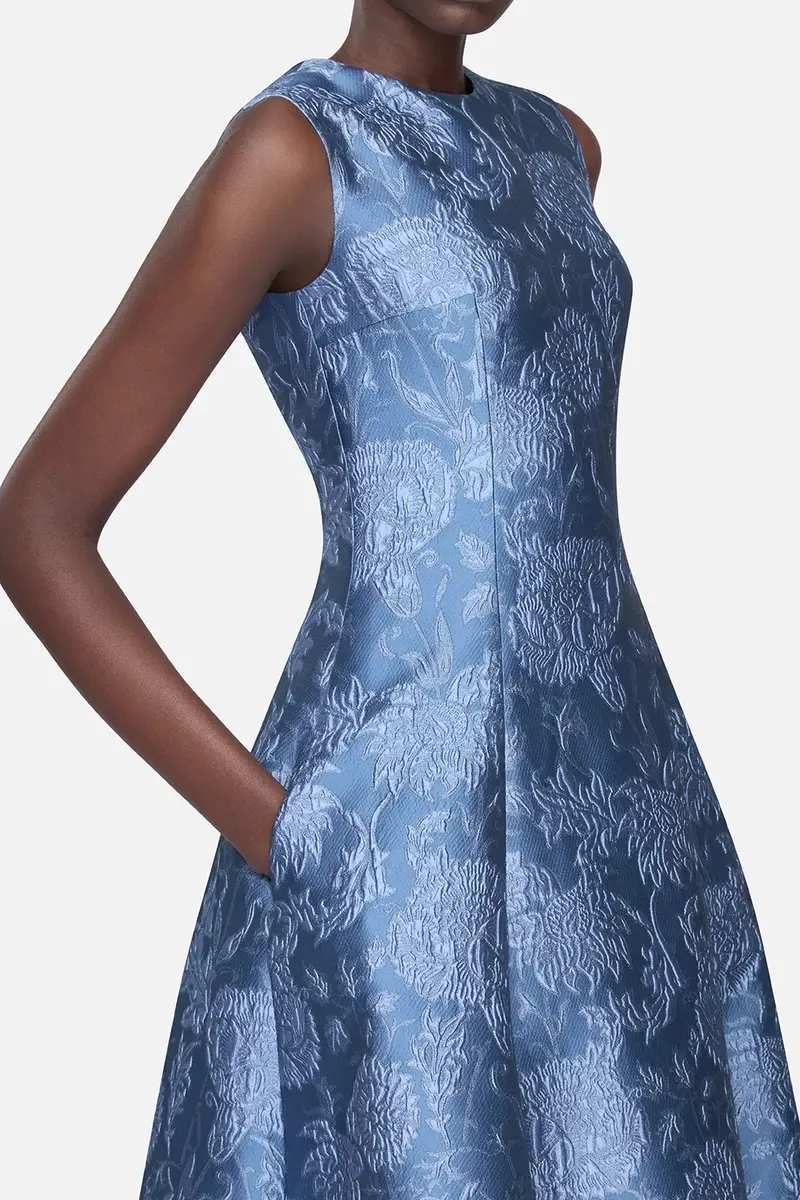 Emilia Wickstead Mara Floral Midi Dress | Thumbnail 4 Emilia Wickstead Mara Floral Midi Dress | Thumbnail 4