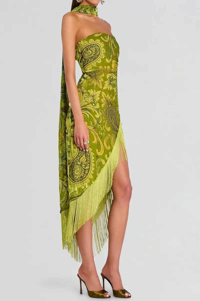 Retrofête Statice Velvet Dress | Thumbnail 5 Retrofête Statice Velvet Dress | Thumbnail 5
