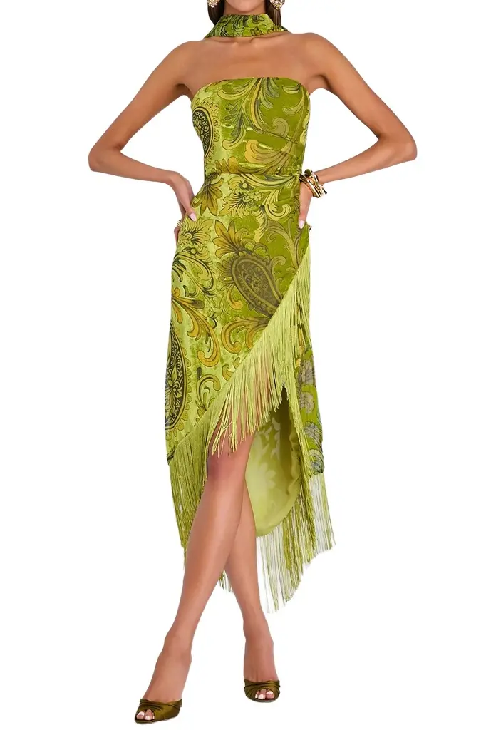 Retrofête Statice Velvet Dress | Image 1 Retrofête Statice Velvet Dress | Image 1