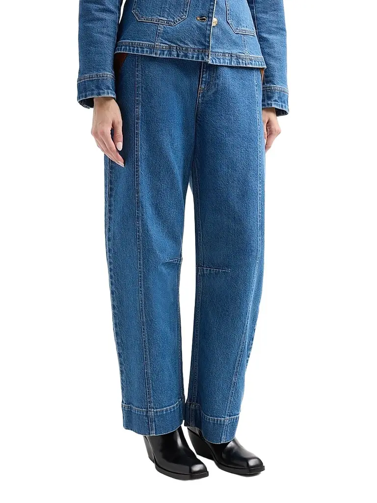 Cinq à Sept Women's Dillon Suede-Waist Jeans | Thumbnail 4 Cinq à Sept Women's Dillon Suede-Waist Jeans | Thumbnail 4