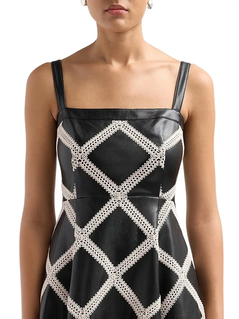 Cinq à Sept Women's Jelena Faux Leather Mini Dress | Thumbnail 5 Cinq à Sept Women's Jelena Faux Leather Mini Dress | Thumbnail 5