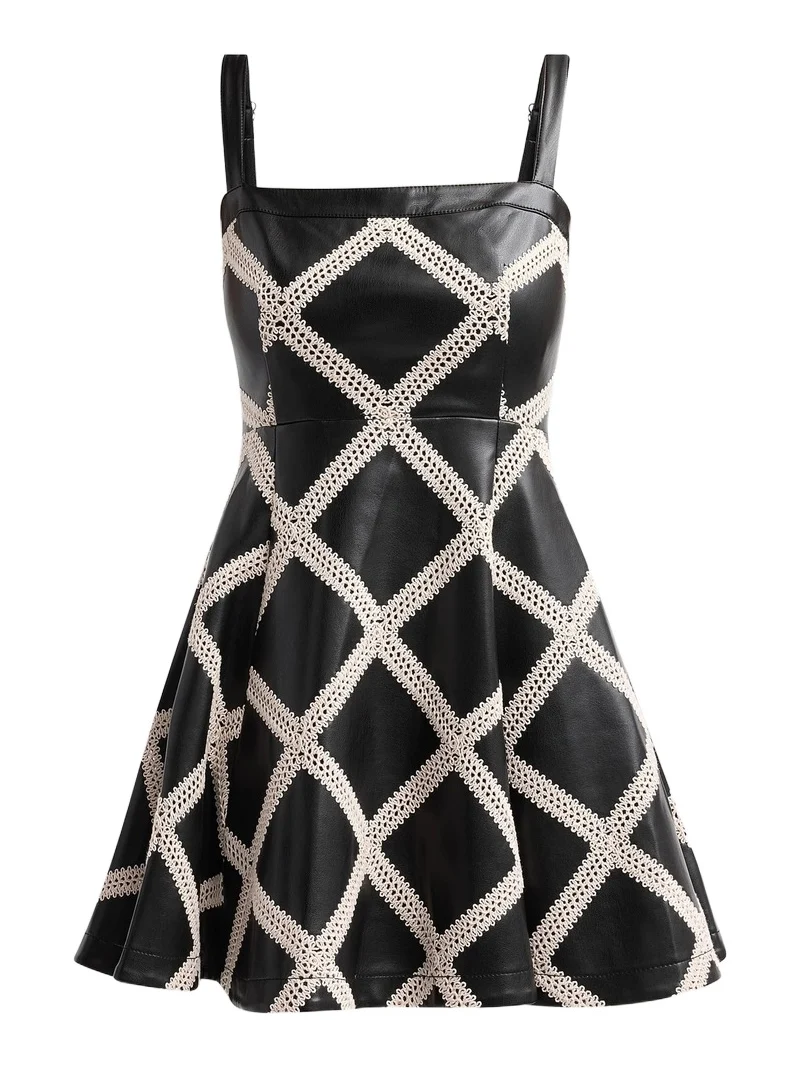 Women's Jelena Faux Leather Mini Dress Women's Jelena Faux Leather Mini Dress