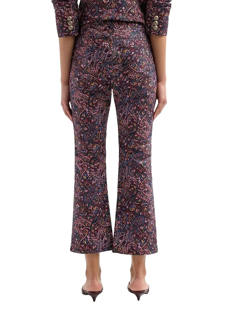 Cinq à Sept Women's Paisley Denim Stevie Jeans | Thumbnail 3 Cinq à Sept Women's Paisley Denim Stevie Jeans | Thumbnail 3