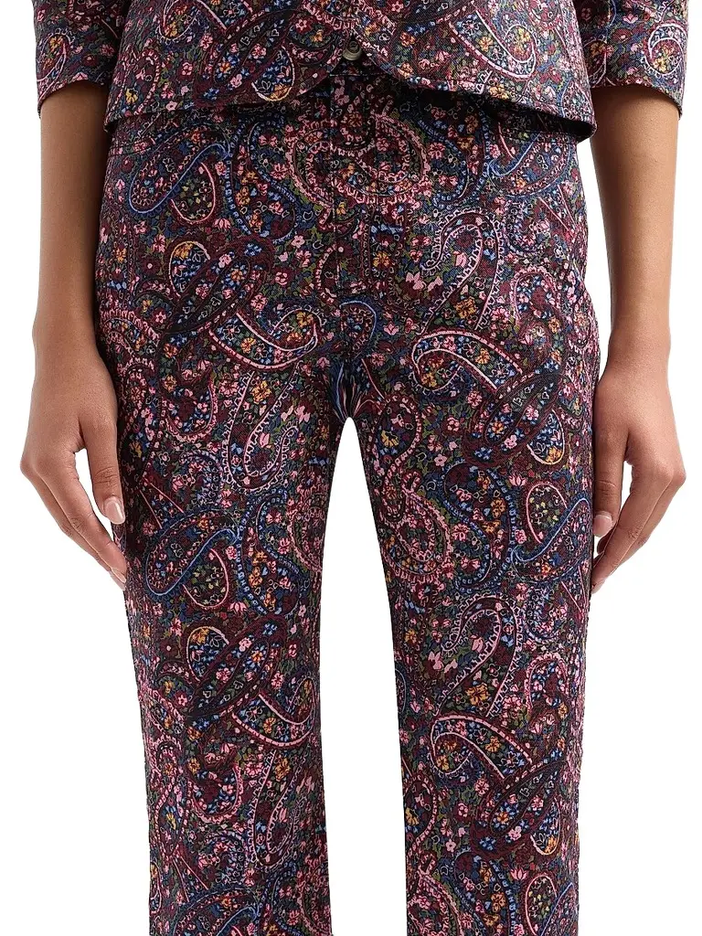 Cinq à Sept Women's Paisley Denim Stevie Jeans | Thumbnail 5 Cinq à Sept Women's Paisley Denim Stevie Jeans | Thumbnail 5