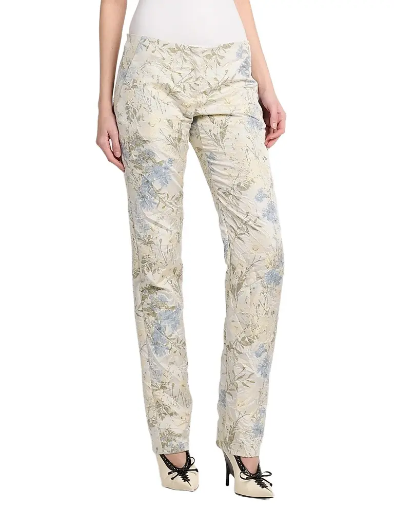 Alexander McQueen Women's Bumster Floral Jaquard Trousers | Thumbnail 4 Alexander McQueen Women's Bumster Floral Jaquard Trousers | Thumbnail 4