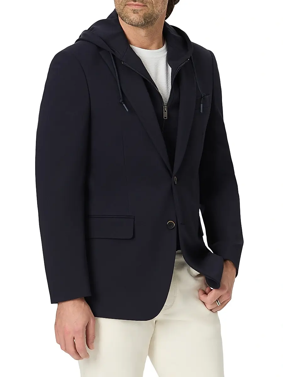 Robert Graham Men's Voyager Knit Zip-Out Vest Sport Coat | Thumbnail 3 Robert Graham Men's Voyager Knit Zip-Out Vest Sport Coat | Thumbnail 3