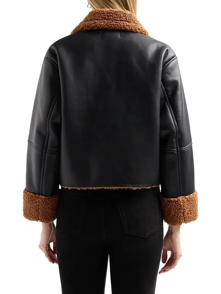 dh New York Women's Trinity Faux Shearling Jacket | Thumbnail 3 dh New York Women's Trinity Faux Shearling Jacket | Thumbnail 3