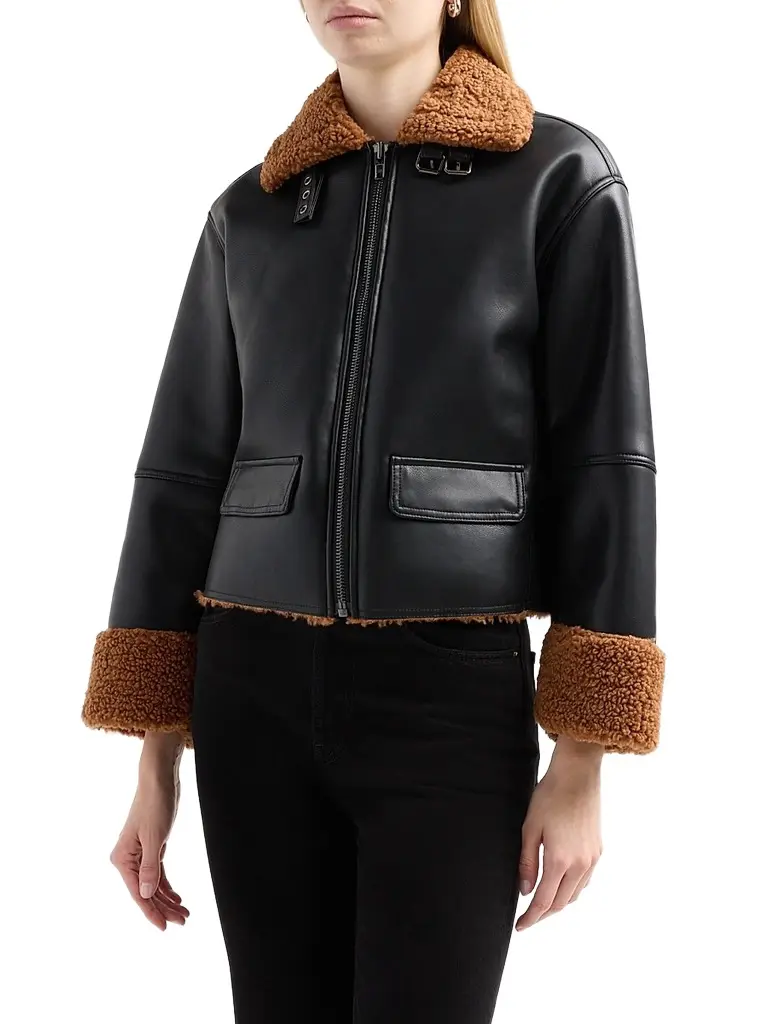 dh New York Women's Trinity Faux Shearling Jacket | Thumbnail 4 dh New York Women's Trinity Faux Shearling Jacket | Thumbnail 4