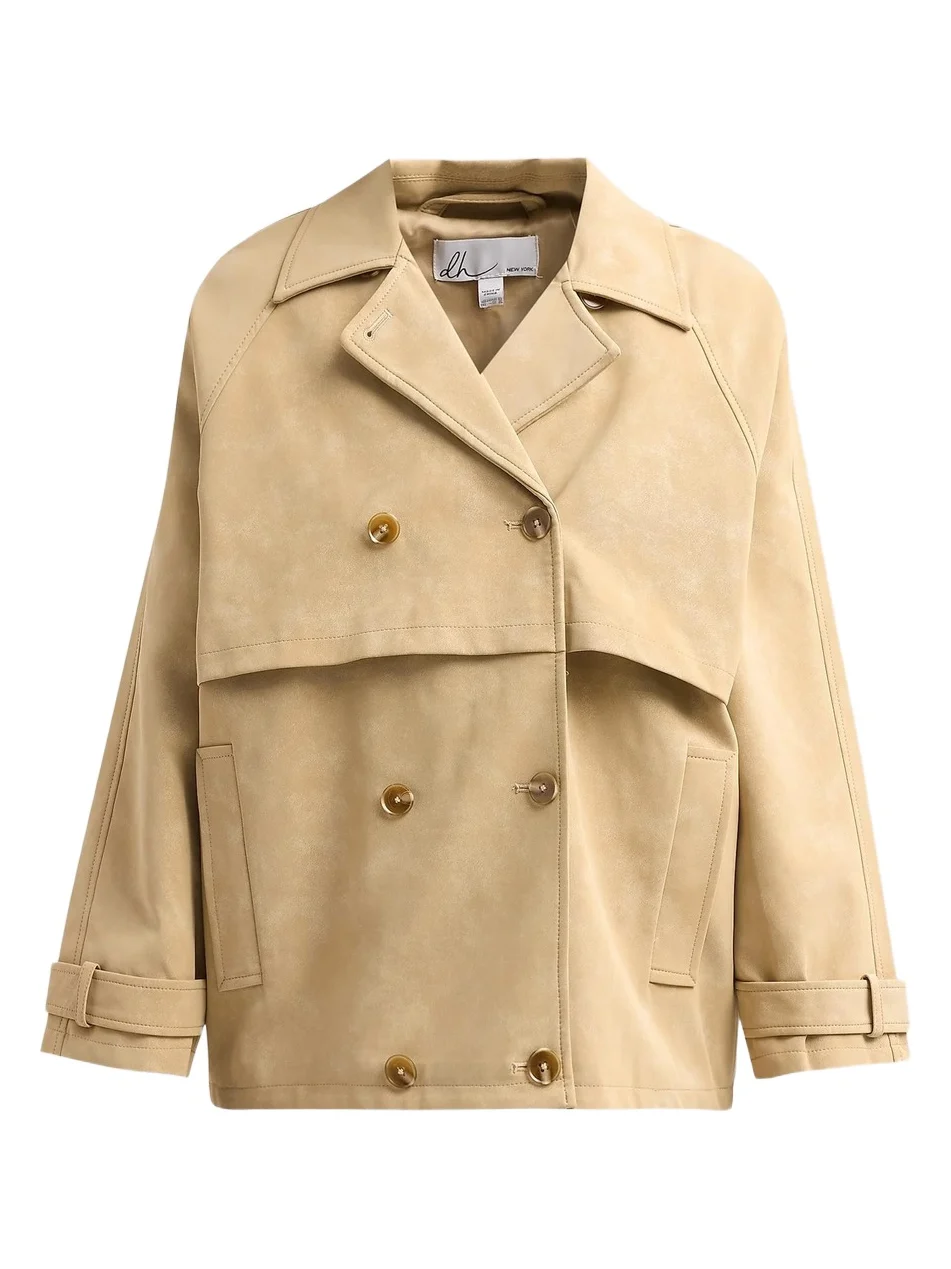 dh New York Women's Oren Faux Suede Jacket