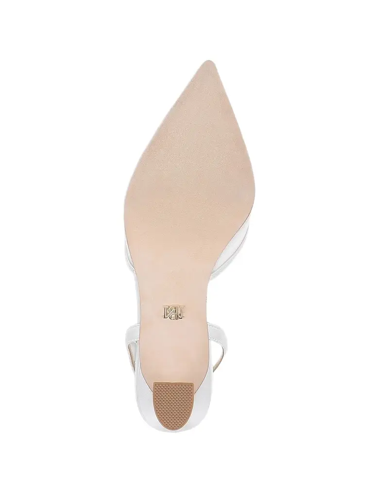BADGLEY MISCHKA Women's Yordan 85MM Satin & Mesh Pumps - White Satin | Thumbnail 6 BADGLEY MISCHKA Women's Yordan 85MM Satin & Mesh Pumps - White Satin | Thumbnail 6